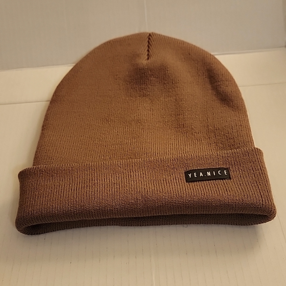 Yea.Nice Men's Folded Beanie, NWOT